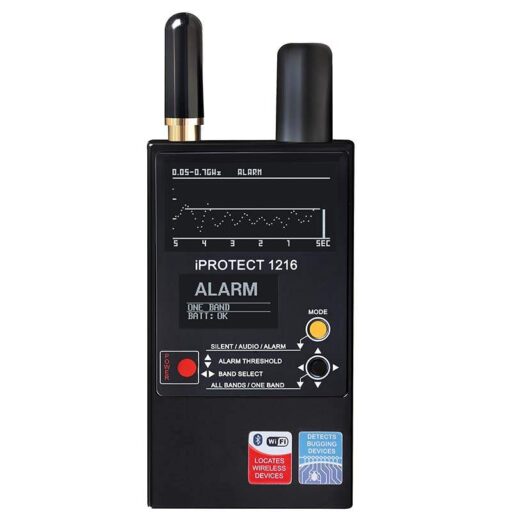 iPROTECT 1216 – Counter surveillance 3-band RF detector iPROTECT 1216 – Counter surveillance 3-band RF detector